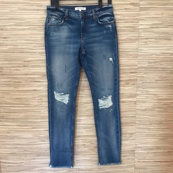 Ei8ght Dreams Distressed Straight Leg Jeans - Picture 7 of 9